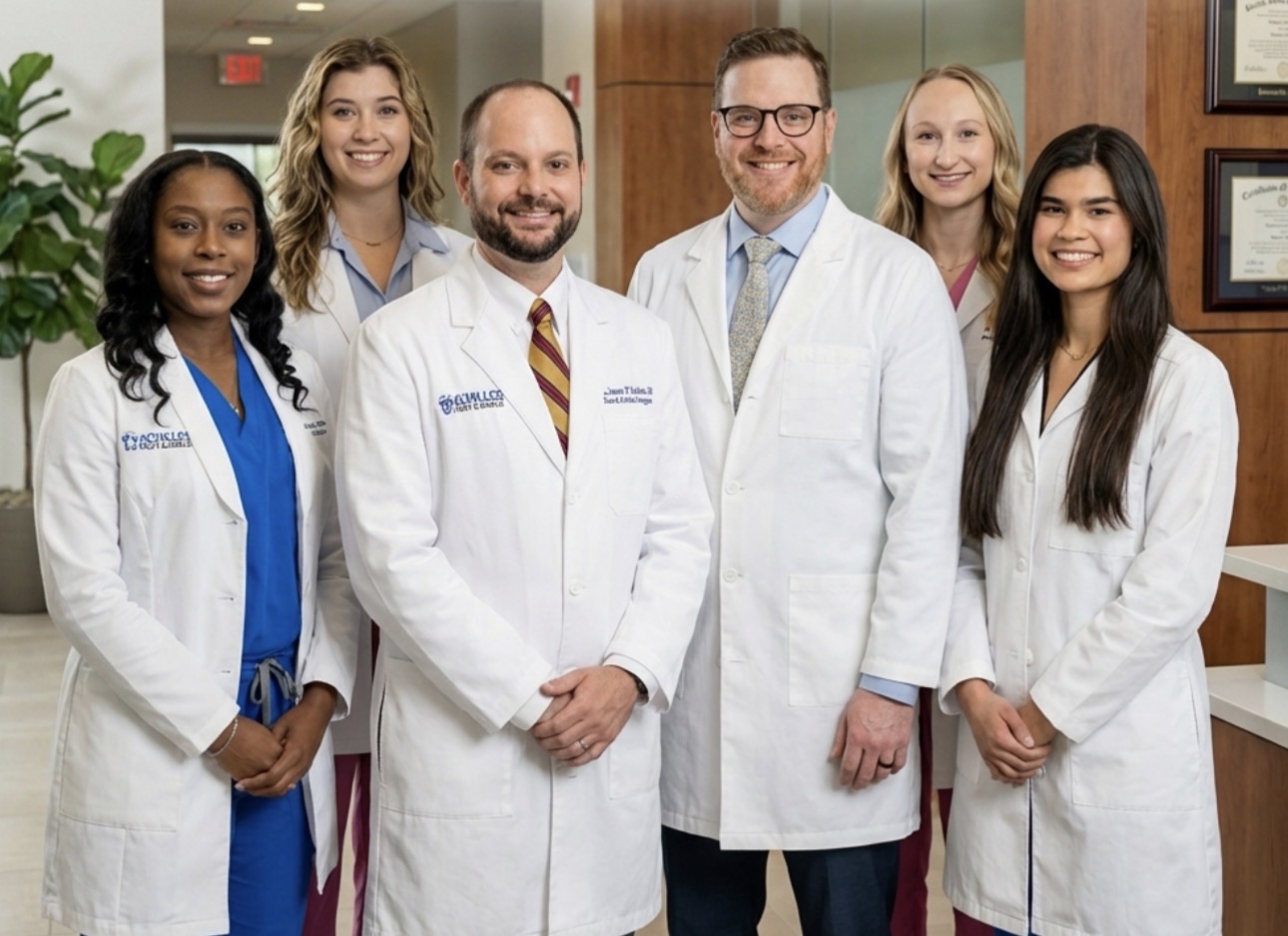The Achilles Foot and Ankle Center care team at our Richmond office